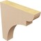 Ekena Millwork 2"W x 10"D x 10"H Thin Yorktown Rough Cedar Woodgrain TimberThane Corbel, Primed Tan CORUR02X10X10YORRCPR - alternate 6